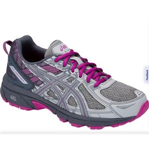 Asics GEL-VENTURE 6 Sz 6.5 MX Women Trail Running Shoes Sneakers Purple